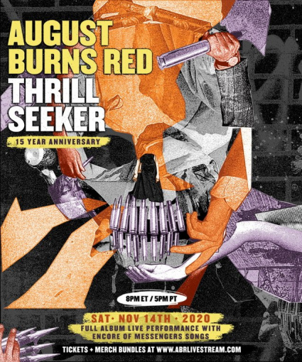 AUGUST BURNS RED To Perform 'Thrill Seeker' Album In Full During Livestream